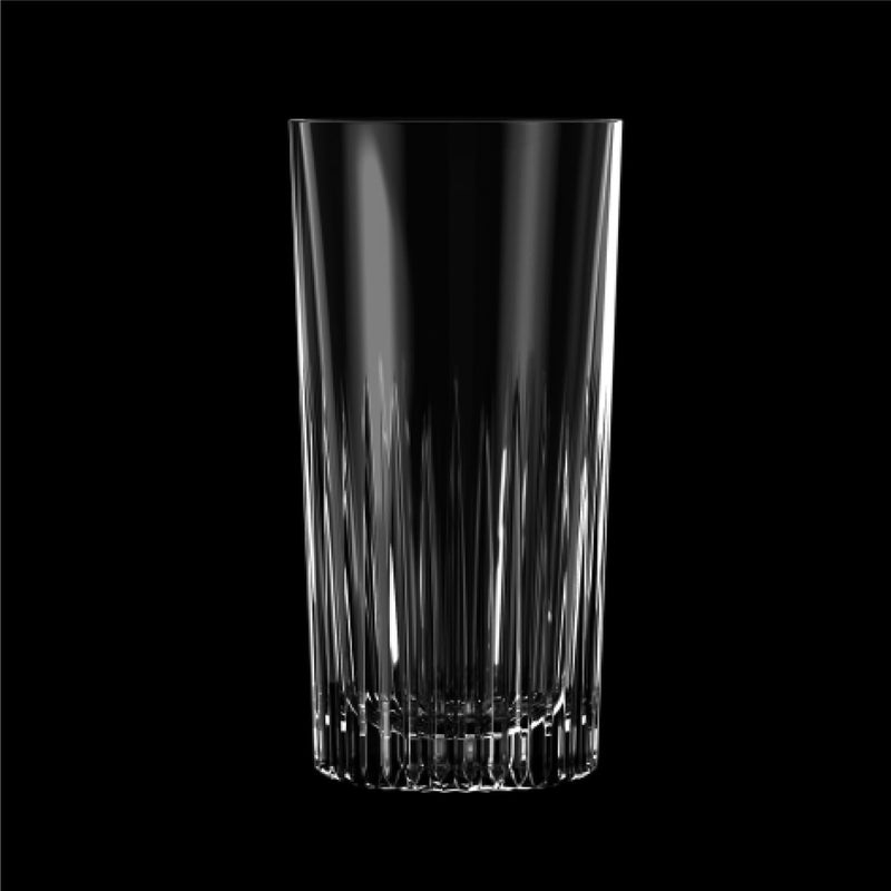 Lucaris Pavilion Gleam Highball Glass Set - 350ml, Premium Crystal Glassware (Set of 6) - Image 2